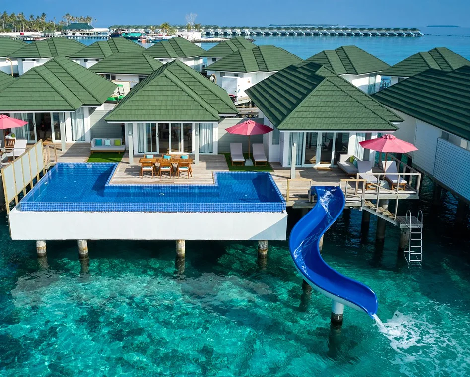 Three Bedroom Lagoon Villa With Pool Slide - фото 5