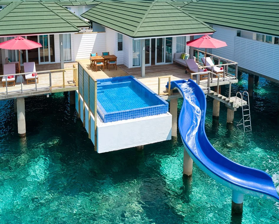 Two Bedroom Lagoon Villa With Pool Slide - фото 3